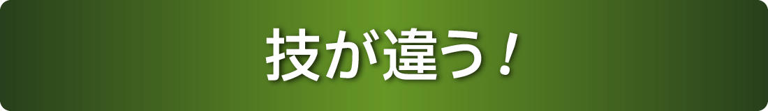 技が違う！